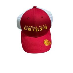 Kansas City Chiefs Football Ball Cap Hat Red Snap Back Official NFL Brand‎